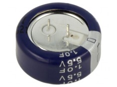 Supercondensator THT 1F 5,5V 5mm