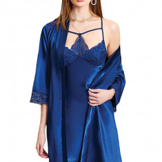 Compleu satin 3118 Bleumarin L