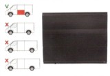 Panou reparatie lateral Ford Transit (V184/5), 05.2000-04.2006; Transit/Tourneo (V347/8), 05.2006-04.2013, model: scurt, montare stanga, galvanizat;