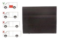 Panou reparatie lateral Ford TRANSIT (V184/5), 05.00-04.06, TRANSIT/TOURNEO (V347/8), 05.06-04.13 Partea Stanga, Lateral, lungime 1187 mm ,inaltime 9