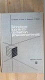 Tehnologia lucrarilor de beton precomprimat- P.Popescu, D. Viespescu, M. Platon