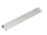 Profil Aluminiu Argintiu pentru Module LED 2m 45&deg;
