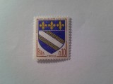 Serie 1 valoare Franta 1963 - Embleme provincii