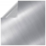 Prelată de piscină, argintiu, 975x488 cm, PE, vidaXL