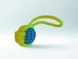 Minge din sfoara cu bucla pentru caini, dimensiune mica, 18 cm