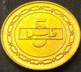 Cumpara ieftin Moneda exotica 5 FILS - BAHRAIN, anul 1992 *cod 1968 B = A.UNC, Asia