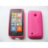 Husa Silicon S-Line Roz Nokia Lumia 530 - Protectie Premium