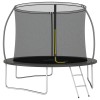 Trambulina Rotunda Gossi 305 cm, Plasa Siguranta, Scara, Copertina, Max 150 Kg, Negru/Gri