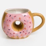 Cana decorativă din dolomită, Formă 3D Donut, 450ml, CMCLASS