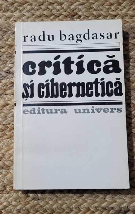 CRITICA SI CIBERNETICA-RADU BAGDASAR