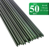 Set 50 araci de gradina 150 cm pentru rosii, castraveti si fasole, Artool