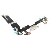 Banda cu Conector Incarcare - Microfon Apple iPhone 14 Plus, Argintiu