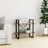 VidaXL Bibliotecă cu 2 rafturi, 80x30x70 cm, lemn masiv de pin 806455