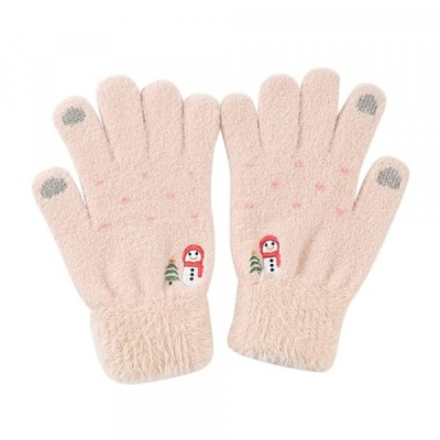Manusi De Iarna Tactile Dama Techsuit ST0011, Marime 17cm, Bej foto