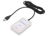 Cititor RFID USB Antenă 100mm Alb