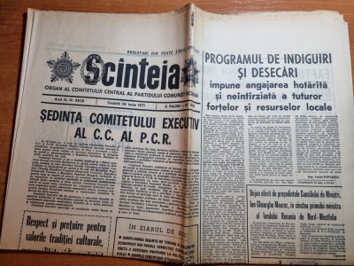 ziarul scanteia 26 iunie 1971 foto