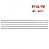 Barete led Philips 43&quot; 43PUS6501, 43PUS7202 LB43014 V0_00, GJ-2K16-430-D512-V4