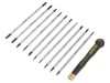 Kit Șurubelnițe Phillips, Plată, Torq-Set, Torx, Tri-Wing