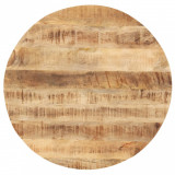 Blat de masă, 60 cm, lemn masiv mango, rotund, 25-27 mm