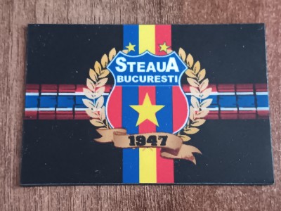 D2 - Magnet frigider - tematica sport - fotbal - Clubul Steaua Bucuresti foto
