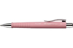 Pix cu mecanism si grip - Poly Ball XB, Roz | Faber-Castell