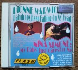 2 x CD Nina Simone ,/ Dionne Warwick &ndash; My Baby Just Cares For Me / Raindrops Keep Falling On My Head