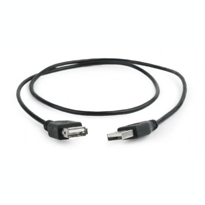 CABLU USB GEMBIRD prelungitor USB 2.0 (T) la USB 2.0 (M) 0.75m negru CC-USB2-AMAF-75CM/300-BK foto