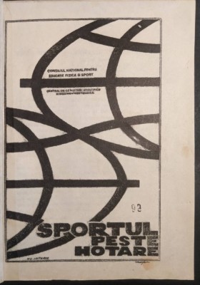 sport Periodice &amp;ndash; Sportul Peste Hotare, Sportul de Performanta. Circa 250 pag UZ INTERN Pe cotor: CNEFS CCEFS Probleme de Antrenament si Programare. foto