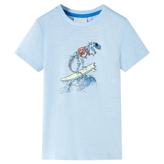 Tricou pentru copii, albastru deschis, 140 12563