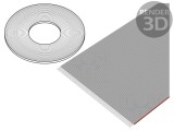 Cablu bandă 1,27mm 64 pini neecranat PVC