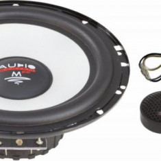 KIT Difuzoare auto pe 2 cai audio 6.5" 165 mm Sistem Component M 165 EVO 2 Crossover plug'n'play 2x130/90 watt impedanta 3 ohm CarStore Technology