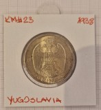 Yugoslavia, Iugoslavia, 20 Dinari 1938, Argint, KM#23, Peter II, Europa