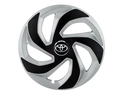 Set 4 capace roti Lama dual crom R14 pentru gama auto Toyota foto