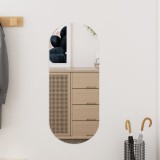 Gossi oglinda de perete, 25x60 cm, oval, sticla