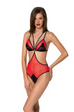 Passion body Peonia XXL/XXXL Black/Red