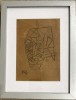 Lucrare Nadia Grossman - Bulighin (1891 - 1930) C&acirc;mpulung, carbune pe hartie, Portrete, Abstract