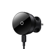 Suport auto cu incarcare wireless Baseus MagPro, 15W, negru