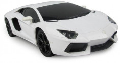 Masina cu telecomanda Lamborghini Aventador alb scara 1:24 foto