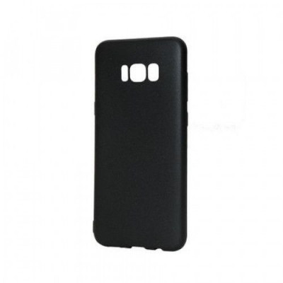 Husa protectie antisoc pentru Samsung Galaxy S8+ Black Fine Touch foto