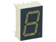 Afișaj LED 7 Segmente 13.2mm Roșu Anodizat
