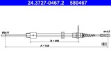 ATE 24.3727-0467.2 Cablu, frana de parcare