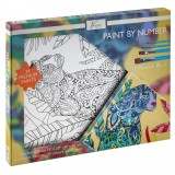 Set pictura pe numere, cu sasiu, Pantera, 40x50 cm