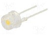 Dioda LED, 8mm, alb cald, 16...25lm, 120mA, 2,9...3,8V, OPTOSUPPLY - OSM5XA87A1U