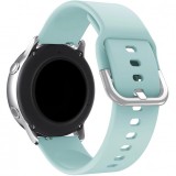 Curea OEM Silicone TYS pentru Samsung Galaxy Watch / Huawei Watch / Honor Watch Series, 22mm, Turcoaz