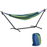 Outsunny Hamac de Grădină Suspendat 310x117 cm cu &Icirc;nălțime Reglabilă și Suport, Capacitate 120 kg, Hamac Independent cu Geantă de Transport, pentru Ca