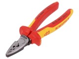 Unealtă de sertizare manșoane cablu neizolate 0,25-16mm&sup2;