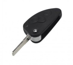 Cheie completa Topautochei&reg; compatibila cu Alfa Romeo 147 156 166 GT, Frecventa 433 Mhz, Chip ID48, Lamela SIP22, 3 butoane