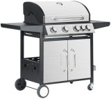 Gratar pe gaz Strend Pro Manresa BBQ, 4+1 arzatoare, cu termometru