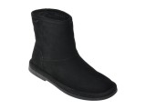 Ghete EPICA negre, T1381, din piele intoarsa
