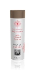 Ulei De Corp Luxuriant Comestibil - Hibiscus + Ceai Verde, 75 ml foto